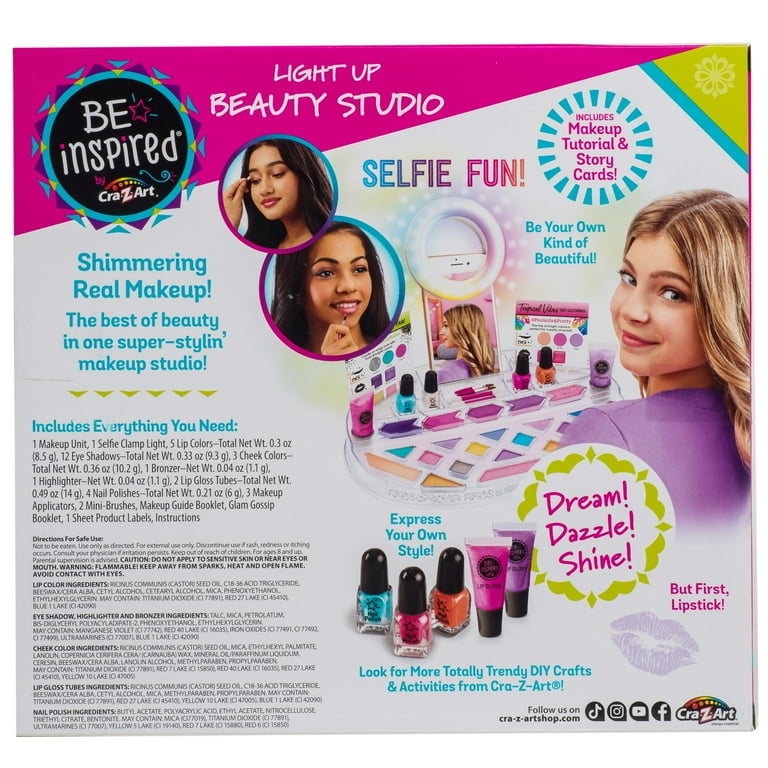 Cra-Z-Art Be Inspired Ultimate Light Up Beauty Studio Makeup
