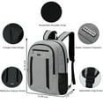 thumbnail image 3 of MAXTOP Ergonomic Multipurpose Durable Polyester 16 inch Laptop Bag with USB Charging Port, Gray, 3 of 6