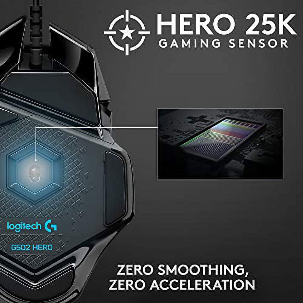 Logitech G502 Hero Gaming Mouse (910005469)