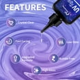 thumbnail image 4 of Kit de resina UV Honcaring de 200 g con luz UV para hacer joyas, 4 of 8