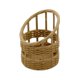 thumbnail image 5 of Cesta de picnic para casa de muñecas, escala 1/6, cesta tejida en miniatura, escena de vida, comida para acampar. Marrón claro, 5 of 9