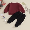 thumbnail image 4 of Baby Boy Christmas Sweatshirt and Pants Set  2 Piece Outfit, 4 of 9
