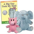 thumbnail image 2 of Yottoy Elephant & Piggie Plush & A Big Guy Took My Ball Book, 2 of 3