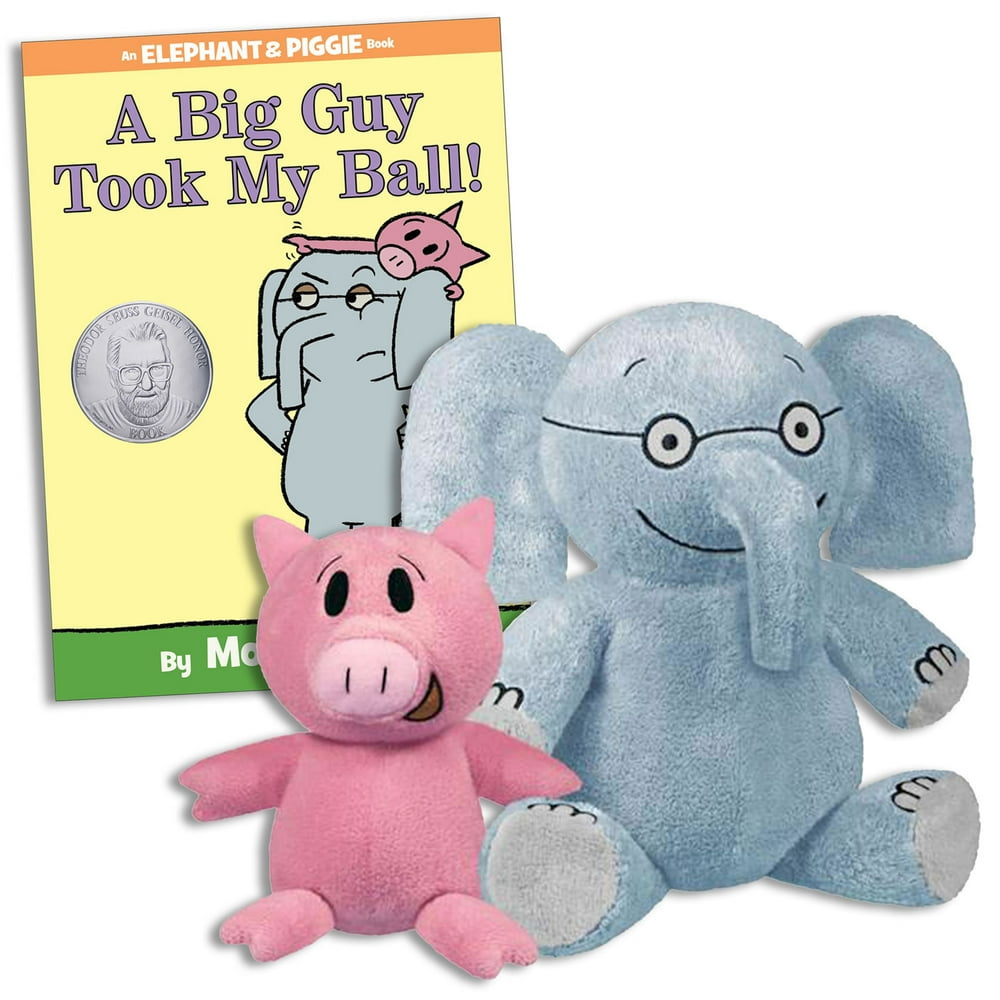 elephant & piggie plush toy