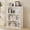 White, variant on Large Bookcase, 5-Tier 63 Inch Tall Industrial Storage Wall Shelf, Display Shelf for Living room, Bedroom, Retro Brown