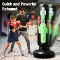 thumbnail image 5 of Aystkniet Inflatable Punching Bag for Kids and Adults - 63" High Boxing Blow Up Training Bag with Stand - Strong Kid Bop Bag for Kickboxing Practice - Activities Gift for Kids, Men, Women, boy, Girl, 5 of 7
