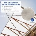 thumbnail image 5 of Malla Sombra Raschel 90% Cinta de refuerzo y ojillos Blanco MPQ 5X3, 5 of 5