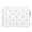 White L, variant on Polka Dot Slim Tablet Sleeve Case, Shockproof Padded Portable Device Protective Bag (White, Small)
