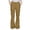 Coffee, variant on Girls School Uniform Pants Dress Pants Elastic Waist Flare Leg Pants with Pockets Back To School Uniform Pants Size 7-8 Years