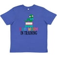 thumbnail image 3 of Inktastic Bookworm in Training Reading Gift Youth T-Shirt, 3 of 5
