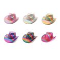 thumbnail image 4 of OJSFQUFP Western Hat Glitter Cowboy Hat for Women Men Party Hat Carnival Fancy Dress Retro Glitter Hat Soft Fabric Lightweight Foldable Elegant Cowboy Hat Costume Accessory, 4 of 4