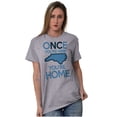 thumbnail image 3 of North Carolina You're Home Here Cute Men's Graphic T Shirt Tees Brisco Brands X, 3 of 4
