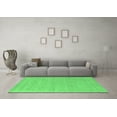 thumbnail image 3 of Ahgly Company Indoor Square Abstract Emerald Green Contemporary Area Rugs, 3' Square, 3 of 4