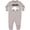 AC-Heather Grey, variant on My Dad Saves Lives Ambulance Baby Fleece Romper
