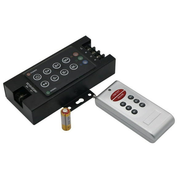 DC12V/24V 30A RGB LED Strip Controller 433.92MHz RF Remote for Easy Lighting Control