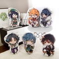 thumbnail image 2 of Genshin Impact - Cojín de peluche de doble cara con estampado de manga para cosplay de 17.7 pulgadas para decoración de Halloween, regalo de cumpleaños, lindos juguetes de vacaciones, regalo para niños (Albedo) Sincero Electrónica, 2 of 3