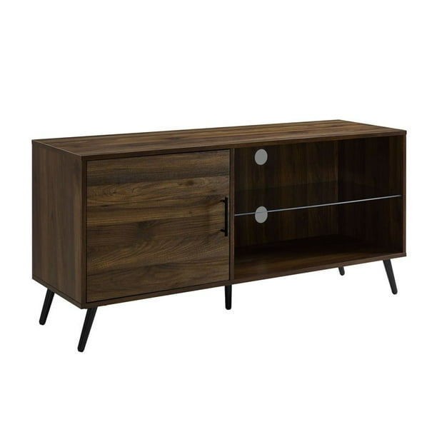 52 Mid Century Modern Tv Stand Dark Walnut Com 52 Mid Century Modern Tv Stand Dark, Mid Century Tv Cabinet Uk