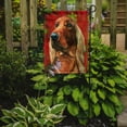 thumbnail image 2 of Irish Setter Red Snowflakes Holiday Christmas Garden Flag, 2 of 2