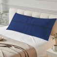 thumbnail image 4 of Basketball Body Pillow Cover 20 x 60 Inch Decorative Pillow Cover Blue Abstract Black Lines Ball Sports Lumbar Pillowcase Seasonal Rectangle Cushion Case for Couch Sofa Bed Living Room, 4 of 9