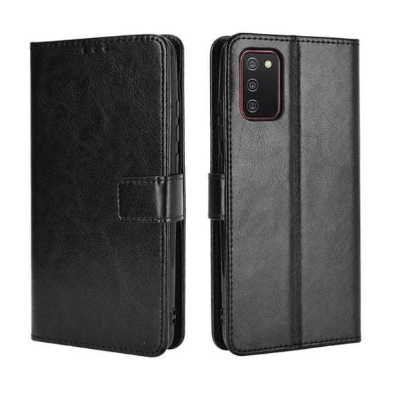 Flip Case for Samsung Galaxy A02S All-in-One Wallet Multifunctional Folio Flip Cover with Card Holder and Detachable Wrist Strap