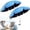 Azure Blue, variant on 2 Pack 48.8" LightBlue Beach Chair Umbrella with Clamp, High UV Protection. Adjustable Umbrella (Chair Not Included)
