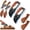 2PC, variant on Premium Hand-Forged Chef's Knife & Cleaver Set, Hand Forged Kitchen Knife with Sheath, V-Shaped Edge Kitchen Slicing Cleaver for Household Cooking, Meat Cutting, Outdoor BBQ & Camping