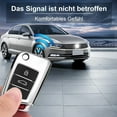 thumbnail image 3 of 1 funda para llavero de coche con acabado de fibra de carbono suave para Volkswagen Golf Lingdu Langyi Tiguan Sagitar, carcasa de TPU galvanizada con llavero de metal, 3 of 8