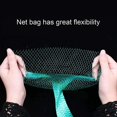 thumbnail image 2 of 100 Pcs Netting Bags, Plastic Packaging Nets Reusable Food Storage Net Bags, Nuts Organizers Seafood Mesh Bags Fruit Netting Bags(White), 2 of 7