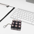 thumbnail image 5 of Keyboard Fidget Toy, Cute Catpaw Clicky Keyboard Fidget Clicker Keychain, Cat Paw Key Button Stress Relief Fidget for Adult to Anxiety Decompression (black-9), 5 of 7