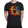 thumbnail image 2 of Neon Glitch Motorcycle Journey Men's T-shirt, 2 of 3