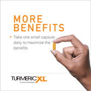 TurmericXL Joint Support & Supports Healthy Inflammatory Response - Delivers 45x More Curcumin - High Absorption - Gluten-Free – 250mg, 30 Veggie Capsules