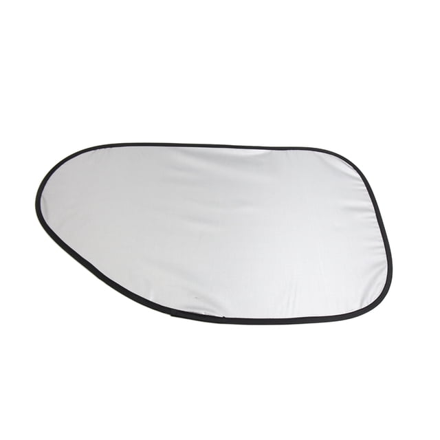 La Cubierta del Bloque 2 Piezas de Plata del Tono Ventana Lateral Trasera Cortinilla Parasol Visera del Protector Uv para El Coche