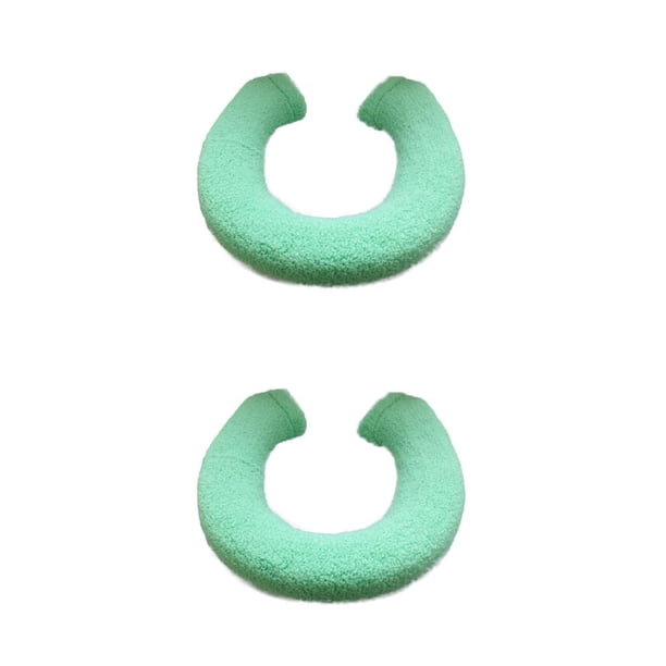 Alfombrilla elástica para inodoro Yuarrent funda duradera para asiento de inodoro Verde 2Conjunto