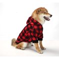 thumbnail image 3 of Sudadera con Capucha para Perro a Cuadros, suéter para Perros medianos, Gato, Cachorro, Abrigo, cálido y Suave (M), 3 of 5