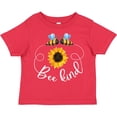 thumbnail image 3 of Inktastic Bee Kind Bees and Sunflower Boys or Girls Toddler T-Shirt, 3 of 5