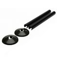 thumbnail image 1 of 2 pk Pipes Radiator Pipe Covers sleeve 15mm Collars Cut Fit Bathroom Chrome, 1 of 8