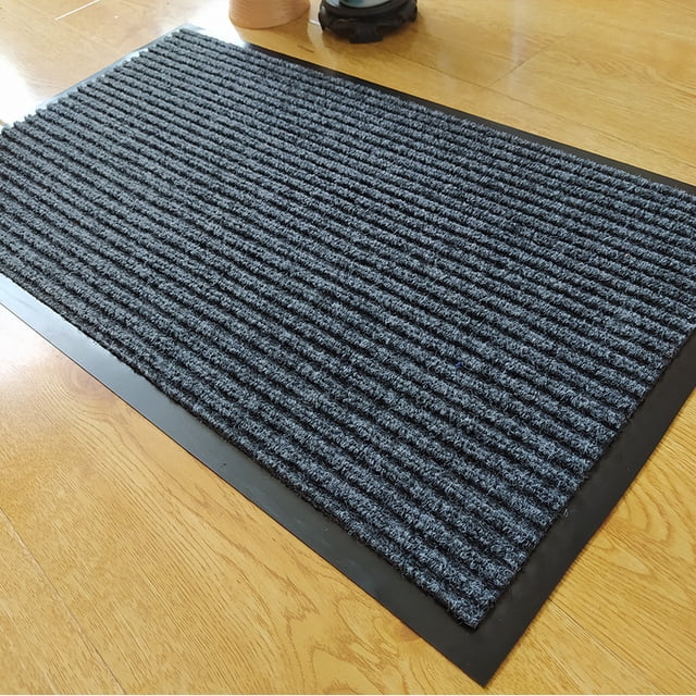 Tapete Alfombra de Entrada Gris 50x80cm USO RUDO -Respaldo de Plastico de Alta Resistencia Antiderrapante -Ideal Para Retener la Humedad y Suciedad de la Suela de los Zapatos -Uso Interior y Exterior Shuxiu Wang 9024719207698