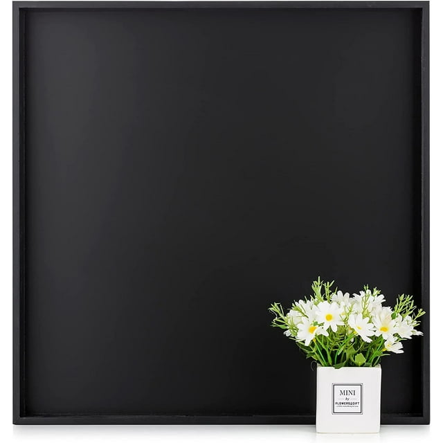 Hanobe Square Large Ottoman Tray Modern Extra Large Black Serving