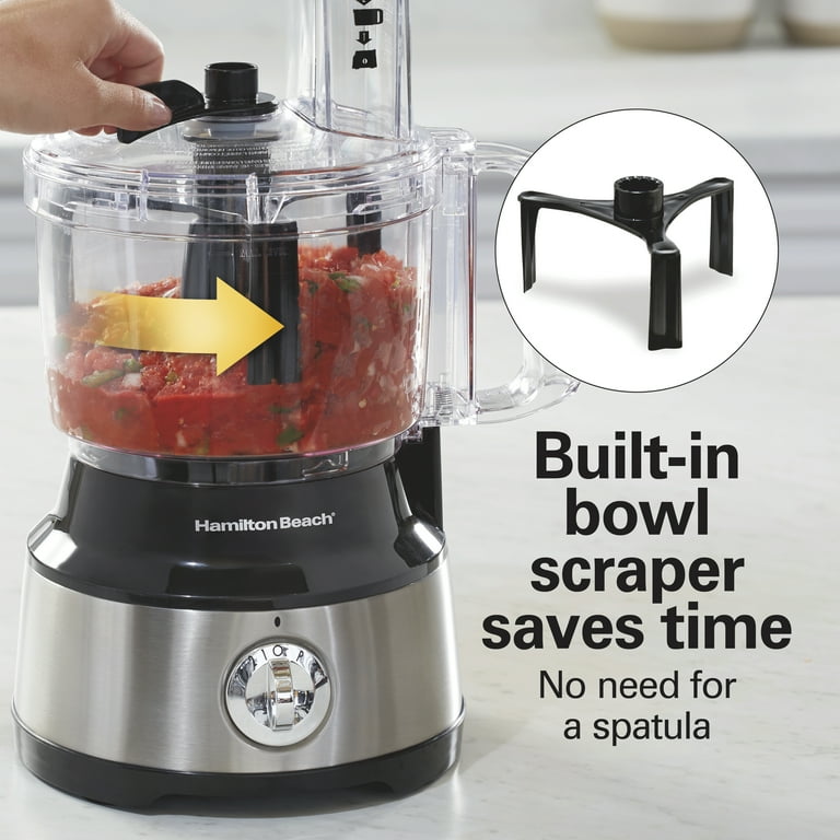Hamilton Beach Electric Food Processor, 10 Cup, Easy Clean Hamilton Beach Electric Food Processor, 10 Cup, Easy Clean