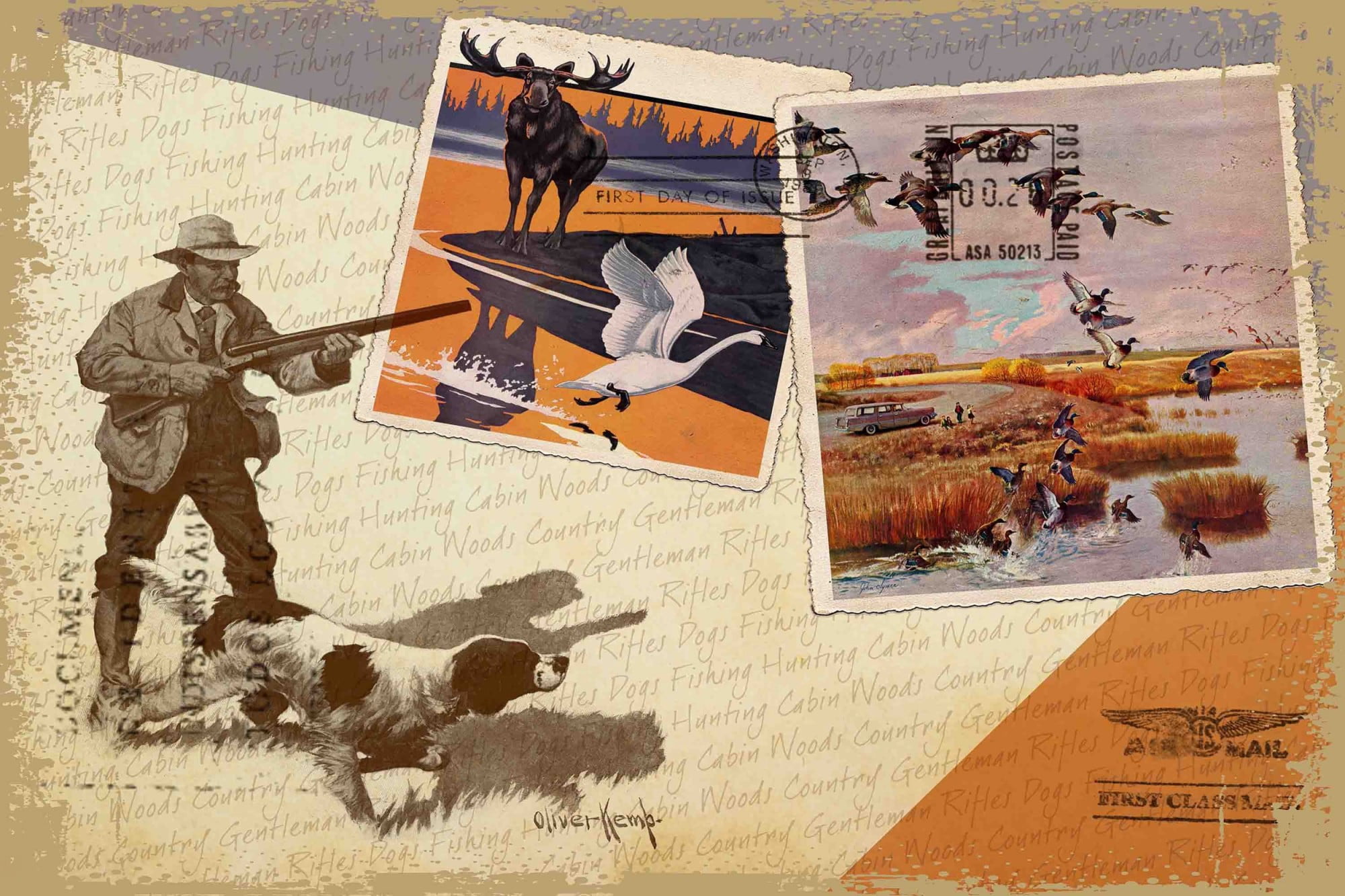 Marmont Hill Great Outdoors 2 by Saturday Evening Post Painting Print on Wrapped Canvas