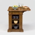 thumbnail image 3 of Homestyles Americana Îlot de Cuisine en Bois Brun, 3 of 25