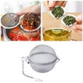 thumbnail image 2 of Cooking Seasoning Filter Steel Tea Ball Mesh Tea Infuser Strainer O1I4, 2 of 9