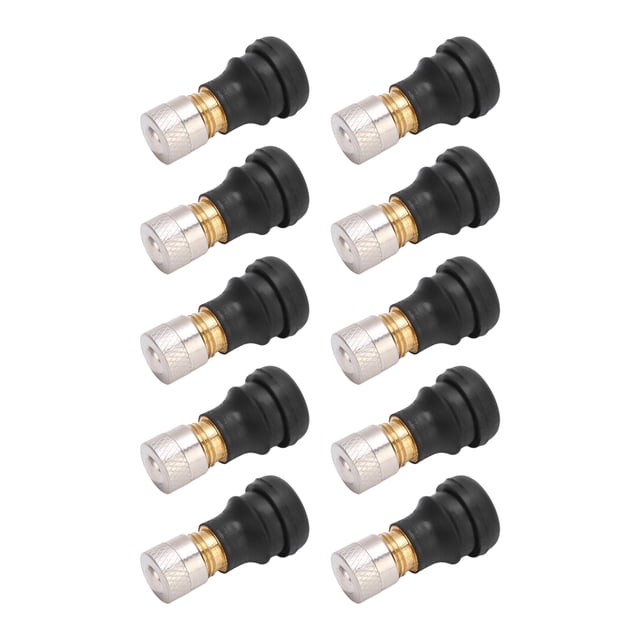 Jadeshay Válvula De Vacío para Neumático Sin Cámara, Vástago De Válvula De Neumático para Patinete Eléctrico De 2cm De Largo para Xiaomi M365 Pro, Menos De 9mm De Diámetro, 10 Uds.