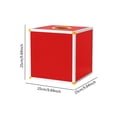thumbnail image 2 of Abbracc Draw Box Lottery Box Collection Box Storage Ticket Box Donation Box Raffle 25x25x25cm, 2 of 9