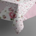 thumbnail image 4 of Pioneer Flower Floral Print Pattern Rectangle Tablecloth 60"x120",Waterproof Polyester Rectangle Table Cloth, Wipeable Spillproof Polyester Tablecloth for Dining, Camping, Indoor and Outdoor, 4 of 6