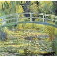 thumbnail image 2 of Monet, Claude 20x20 White Modern Wood Framed Museum Art Print Titled - Japanese Bridge, 2 of 4