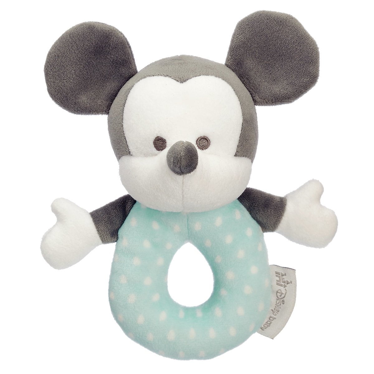 Disney Mickey Mouse Plush Rattle for Baby New with Tag - Walmart.com