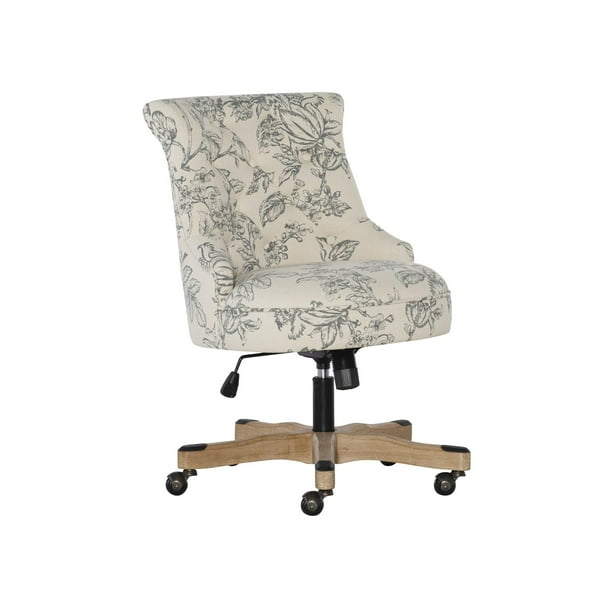 pics Floral Desk Chair With Wheels walmart