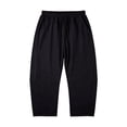 thumbnail image 4 of Women Capri Pants Solid Color Wide Leg Fashion Casual Hiking Pants, 4 of 8