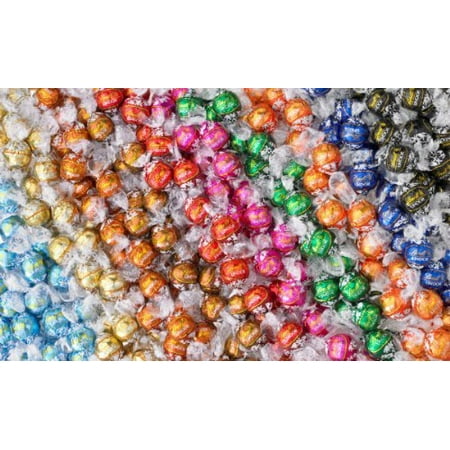 Boxed Truffle - Lindt Lindor Truffles 8-10 Flavor Flavors Assorted Truffle Box 100 Truffles Total